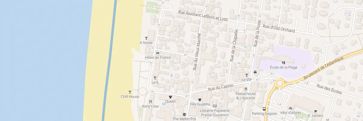 Plan du 4 Rue de la Douane à Mimizan
