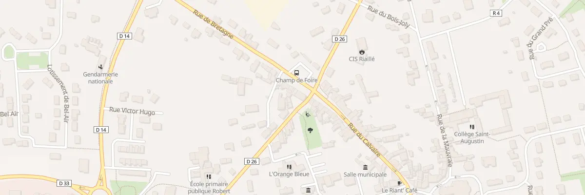Plan du 20 Rue des Rochettes à Riaillé