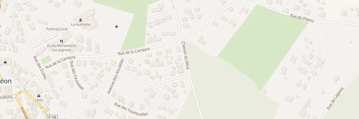 Plan du 60 Che du Micq à Léon