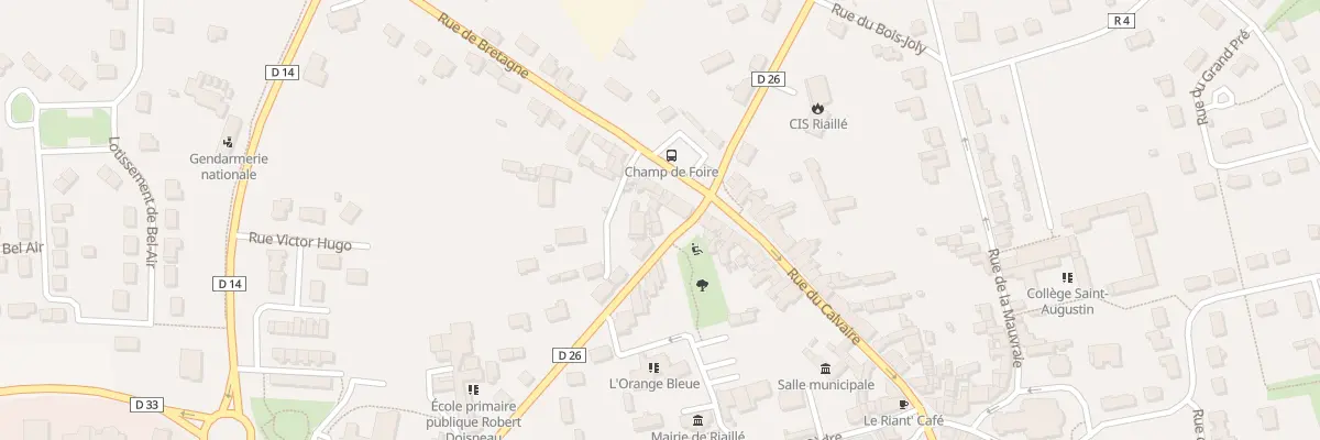 Plan du 24 Rue des Rochettes à Riaillé