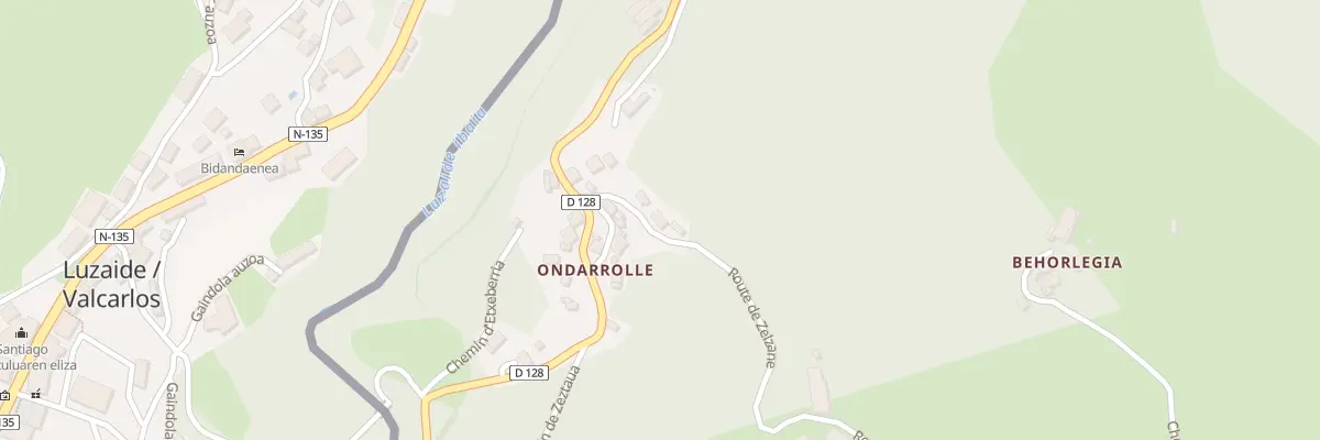 Plan du 65 Rte de Zelzane à Arnéguy