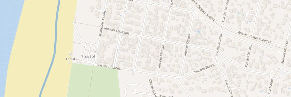 Plan du 27 Rue des Lacs à Mimizan