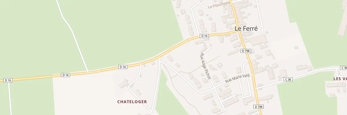 Plan du 5404 Lot des Lavandières au Ferré