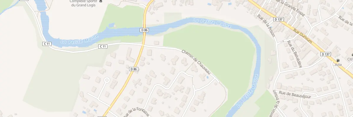 Plan du 21 Rue de la fontaine à Montaigu-Vendée