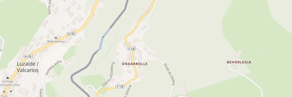 Plan du 5108 Village d’Ondarolle à Arnéguy