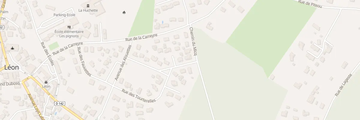 Plan du 153B Rue des Chardonnerets à Léon