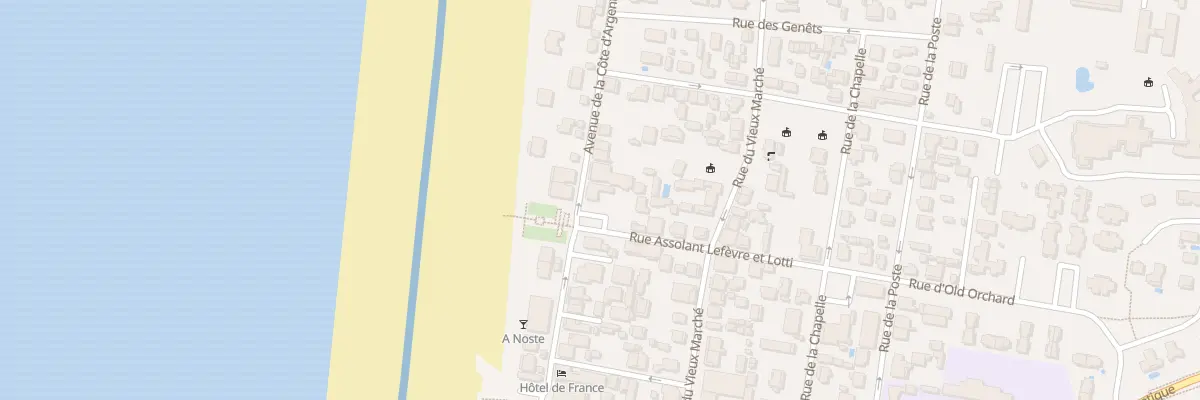 Plan du 36B Av de la Côte d’Argent à Mimizan