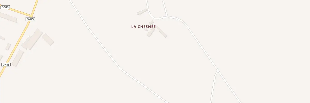 Plan du 26 La Chesnee à Méautis