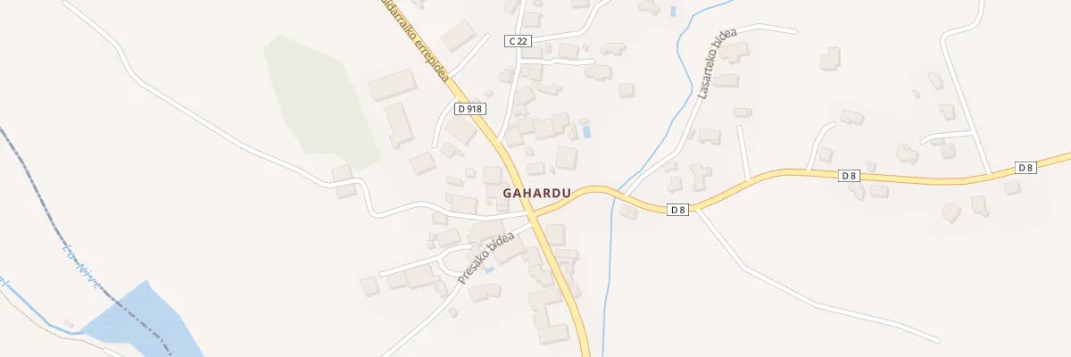 Plan du 5233 Gahardou à Ossès