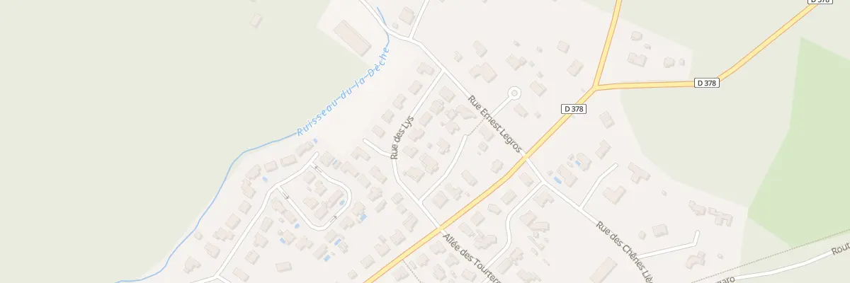 Plan du 80 Rue des Lys à Azur