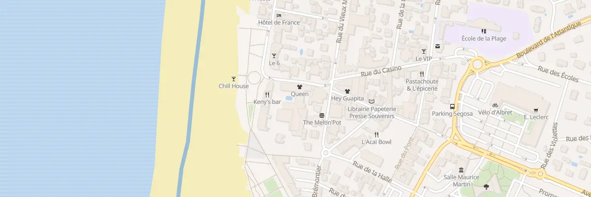 Plan du 6 Av Maurice Martin à Mimizan