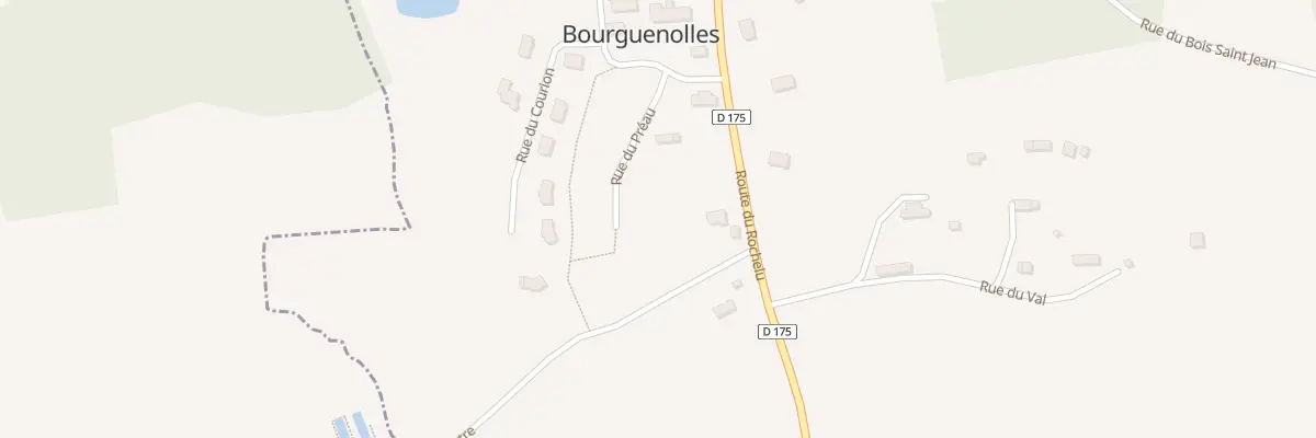 Plan du 7 Rue du Préau à Bourguenolles