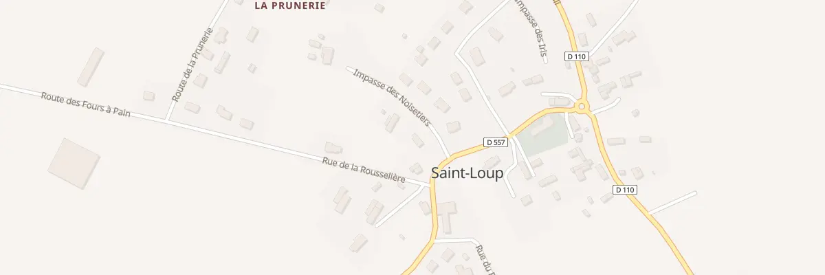 Plan du 10 Rue de l’Abbé Bécherel à Saint-Loup