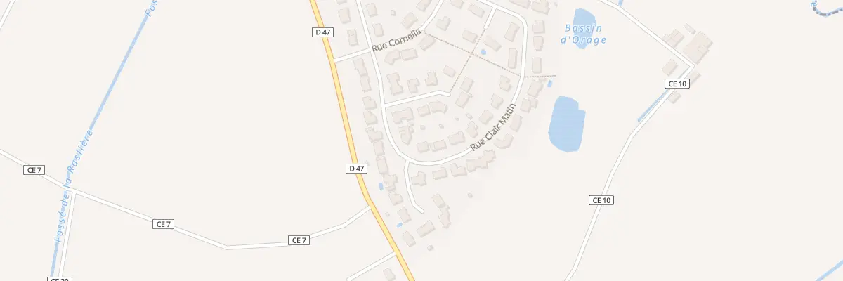 Plan du 9 Rue du Clair Matin à La Merlatière