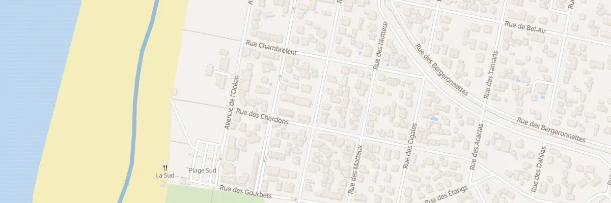 Plan du 48 Rue des Lacs à Mimizan