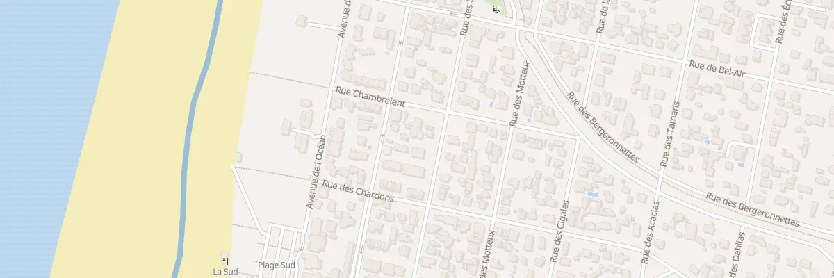 Plan du 44B Rue des Lacs à Mimizan