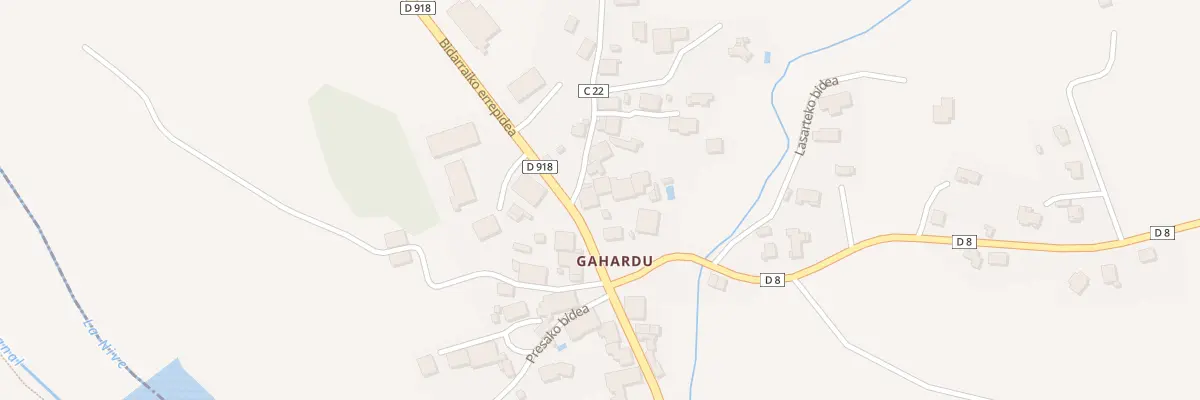 Plan du 5105 Gahardou à Ossès