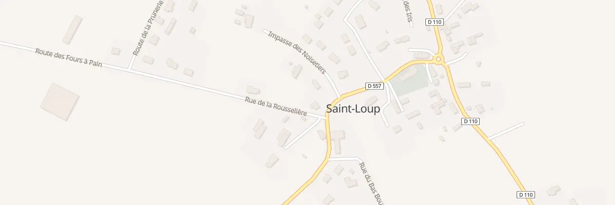 Plan du 10B Rue de l’Abbé Bécherel à Saint-Loup