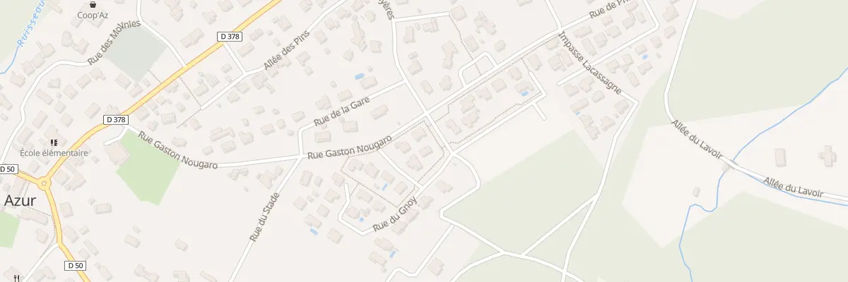 Plan du 30 Rue des Chanterelles à Azur
