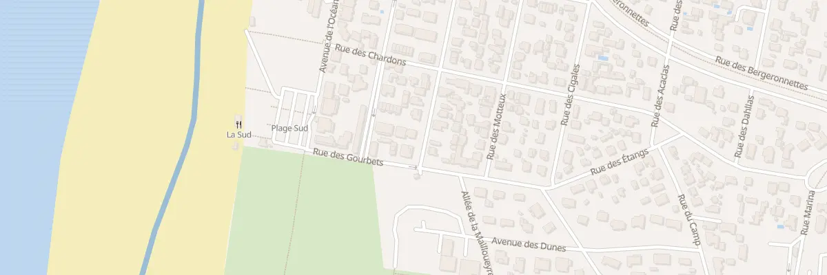 Plan du 62B Rue des Lacs à Mimizan