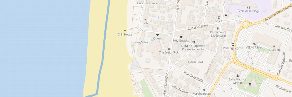 Plan du 17 Rue Bremontier à Mimizan