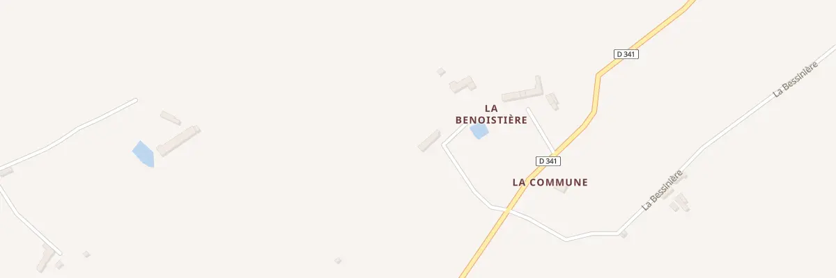 Plan du 1 La Benoistiere au Lorey