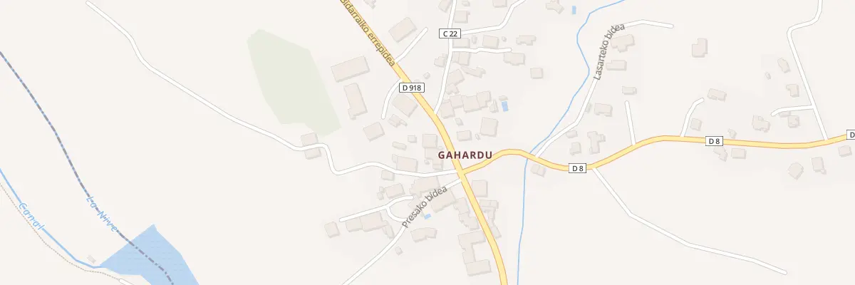 Plan du 5106 Gahardou à Ossès