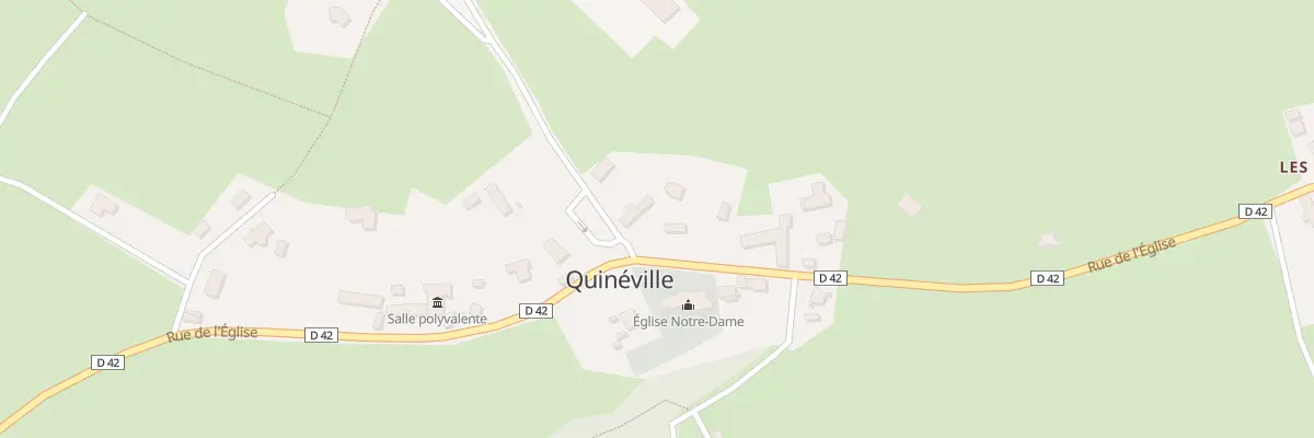 Plan du 17 Rue de l’Eglise à Quinéville