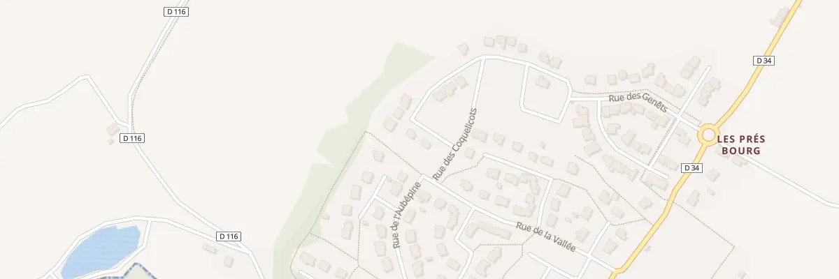 Plan du 22 Rue des Mimosas à Saint-Aubin-des-Landes