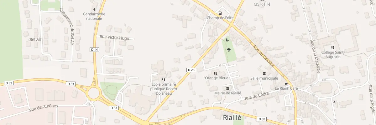 Plan du 136 Rue des Rochettes à Riaillé