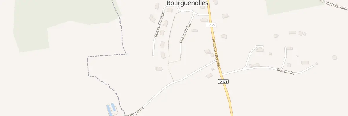 Plan du 6 Rue du Préau à Bourguenolles