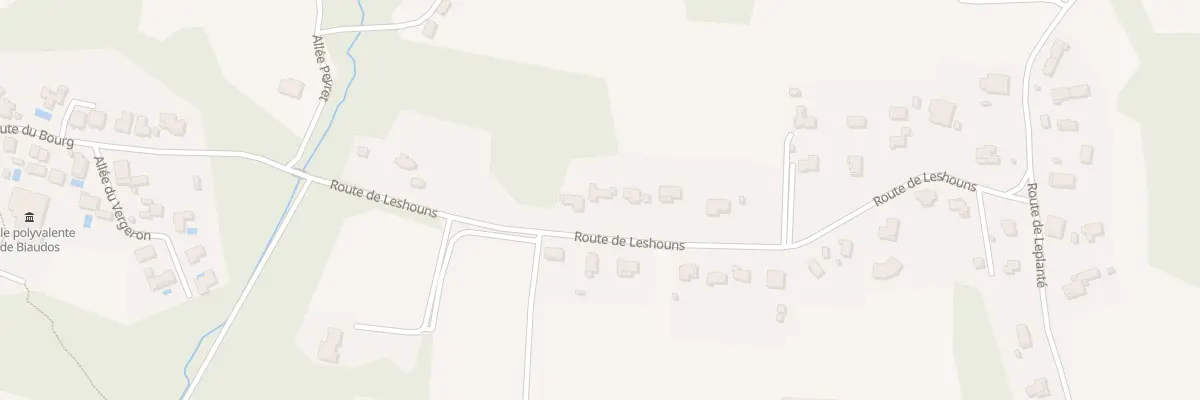 Plan du 269 Rte de Leshouns à Biaudos