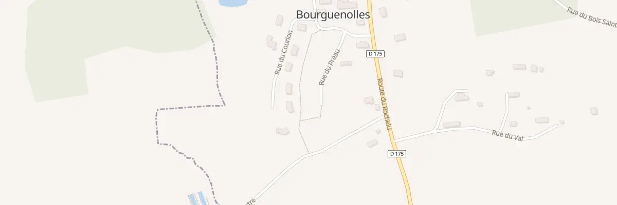 Plan du 5 Rue du Préau à Bourguenolles