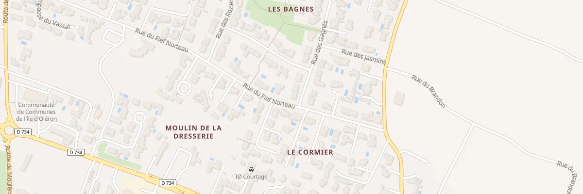 Plan du 22 Rue des Gagnes à Saint-Pierre-d’Oléron