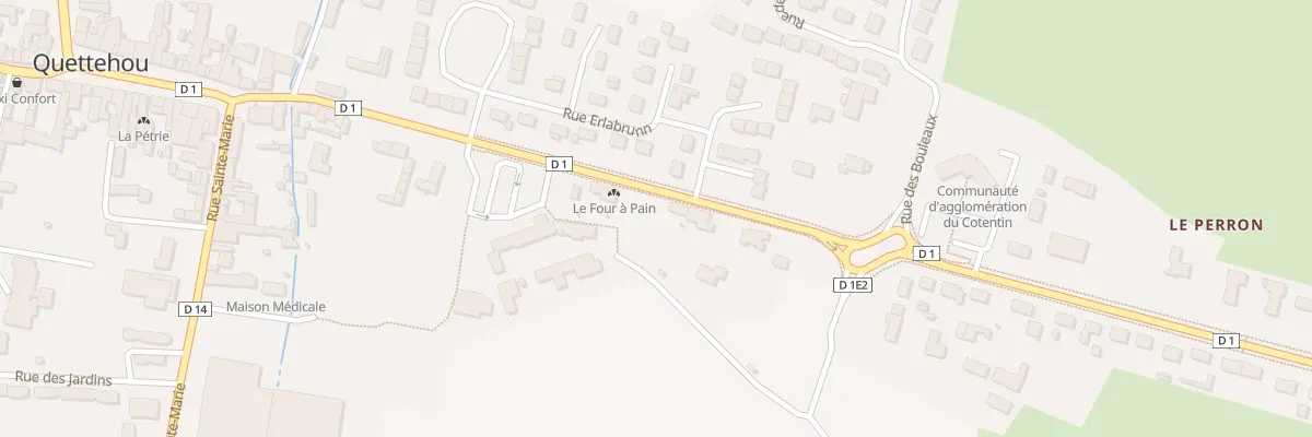 Plan du 30 Rue du Stade à Quettehou