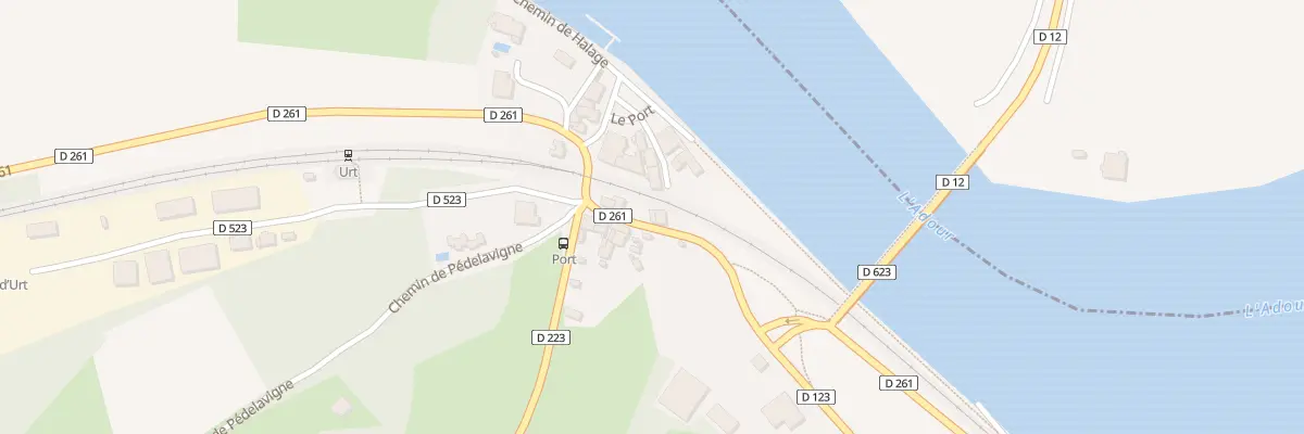 Plan du 658 Av de l’ Adour à Urt