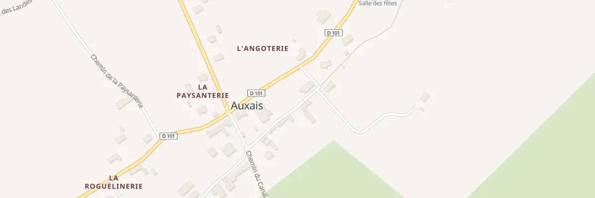 Plan du 5015 Le Canal à Auxais