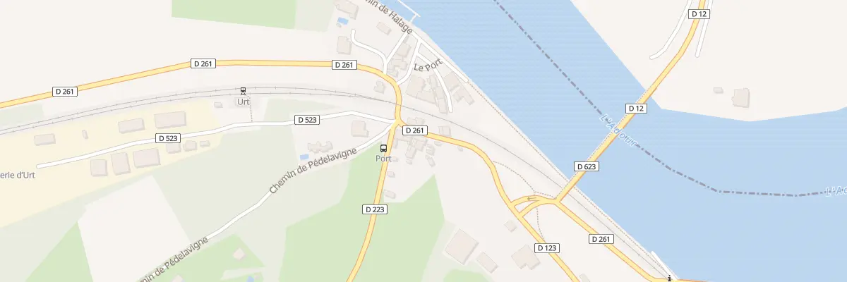 Plan du 677 Av de l’ Adour à Urt