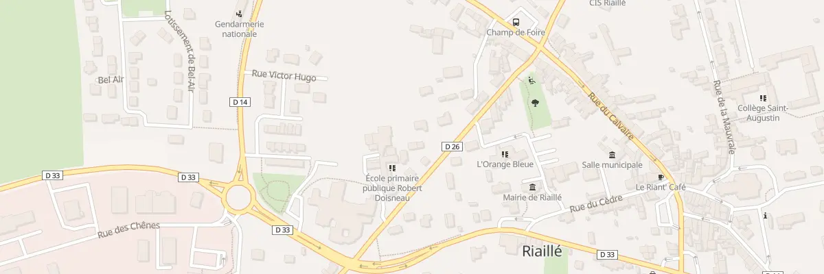 Plan du 196 Rue des Rochettes à Riaillé
