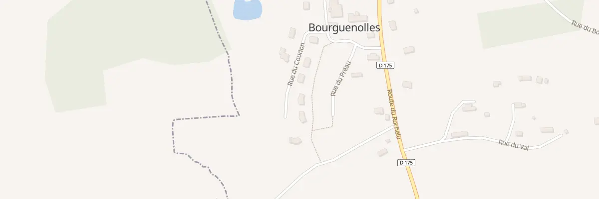 Plan du 4 Rue du Courion à Bourguenolles