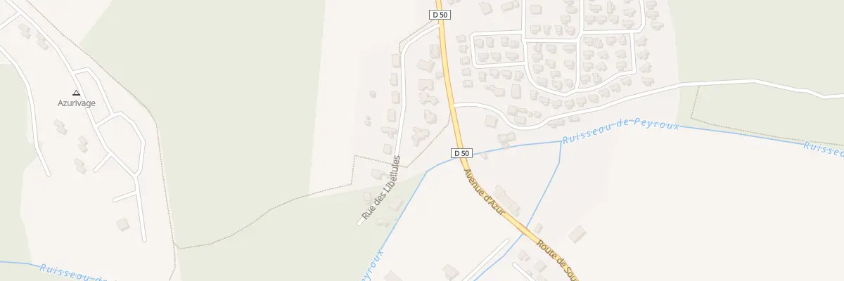 Plan du 131 Rue des Libellules à Azur