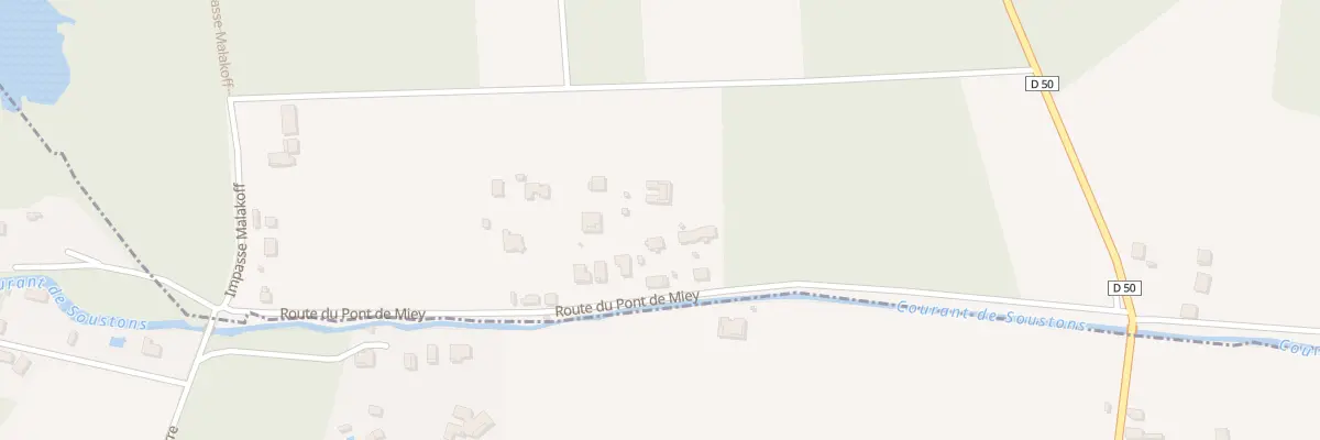 Plan du 454 Rte du Pont du Miey à Azur