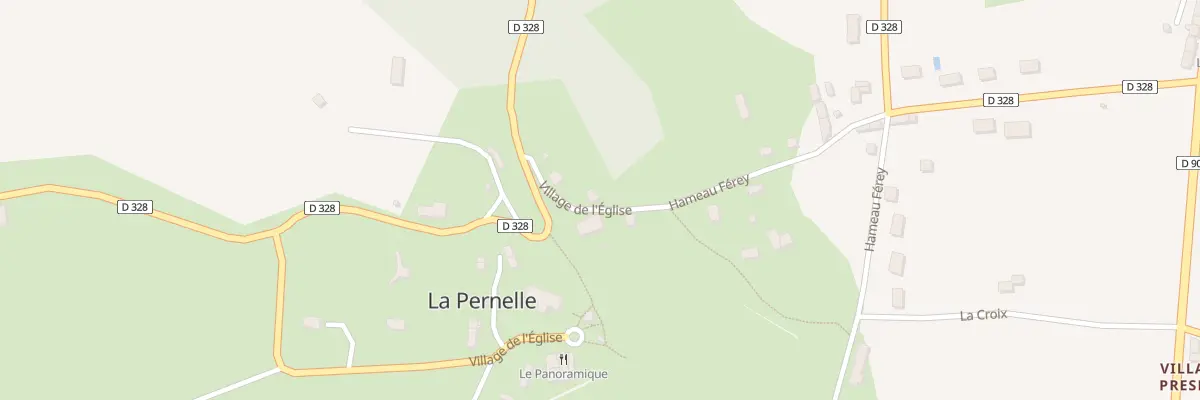 Plan du 24 Village de l’Eglise à La Pernelle