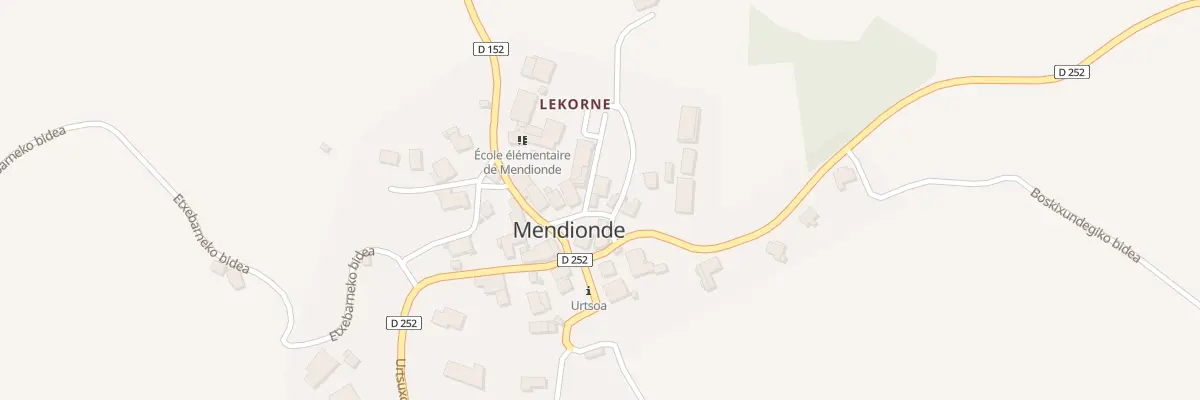 Plan du 5018 Lecorne à Mendionde