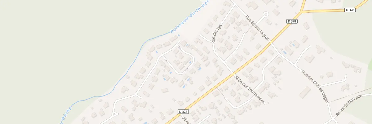 Plan du 193 All des Chevreuils à Azur