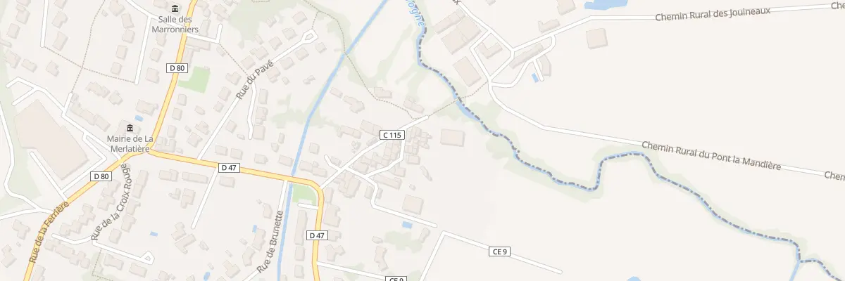 Plan du 17T La Raslière à La Merlatière