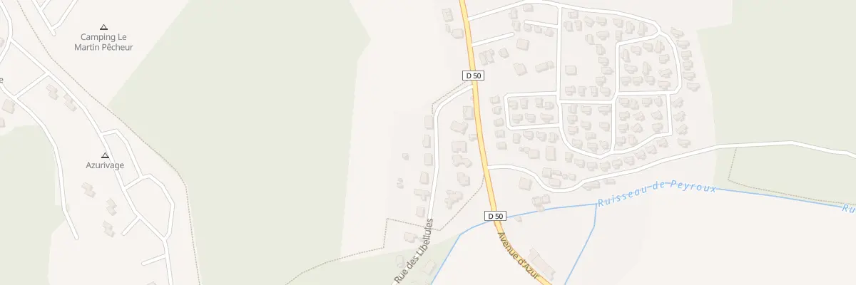 Plan du 72 Rue des Libellules à Azur