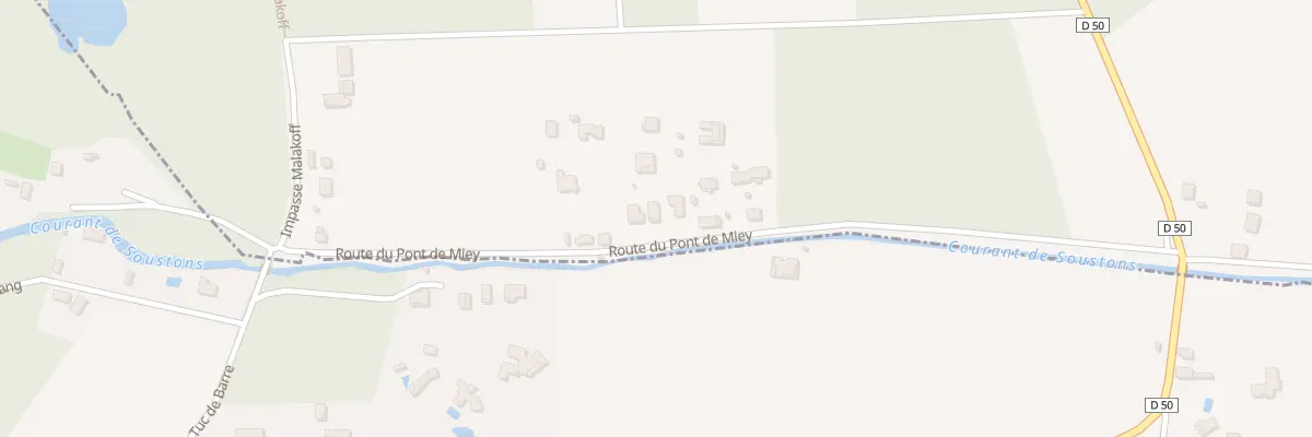 Plan du 400 Rte du Pont du Miey à Azur