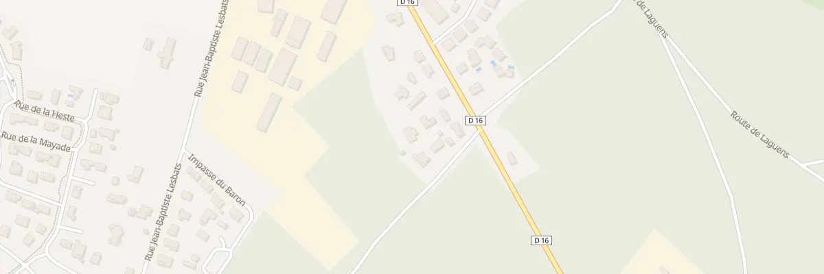 Plan du 816 Av Loys Labèque à Léon