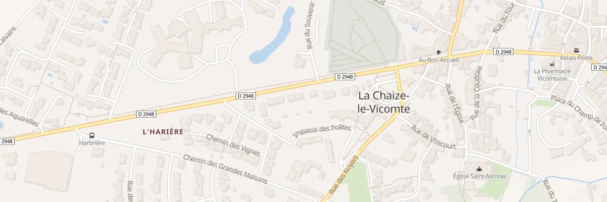 Plan du 10 Rue des frères payraudeau à La Chaize-le-Vicomte